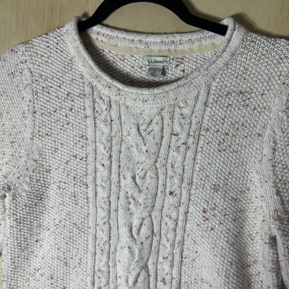 LL Bean Women’s Crewneck Pullover Sweater Henley Size Small - Picture 3 of 9